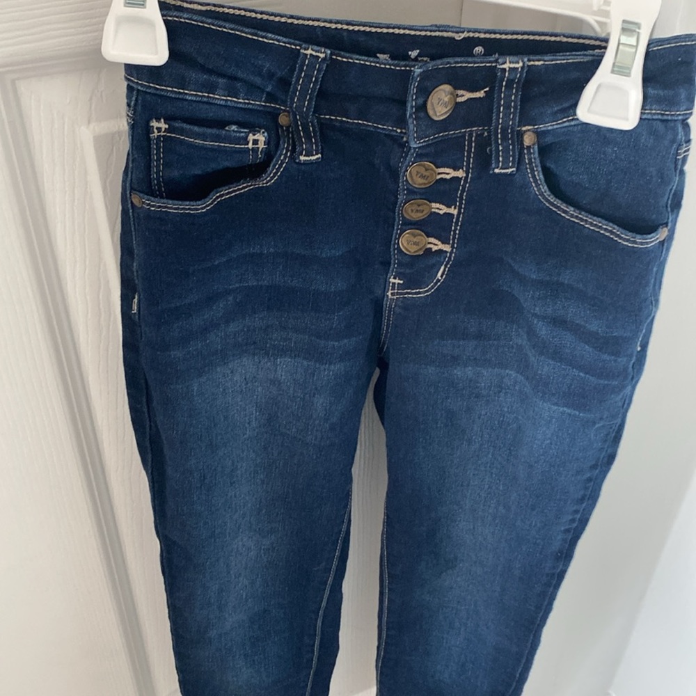 Girl’s Ymi Dark Jeans - Picture 2 of 3